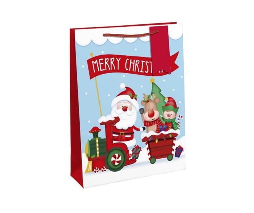 Picture of SANTA TRAIN GIFT BAG LARGE